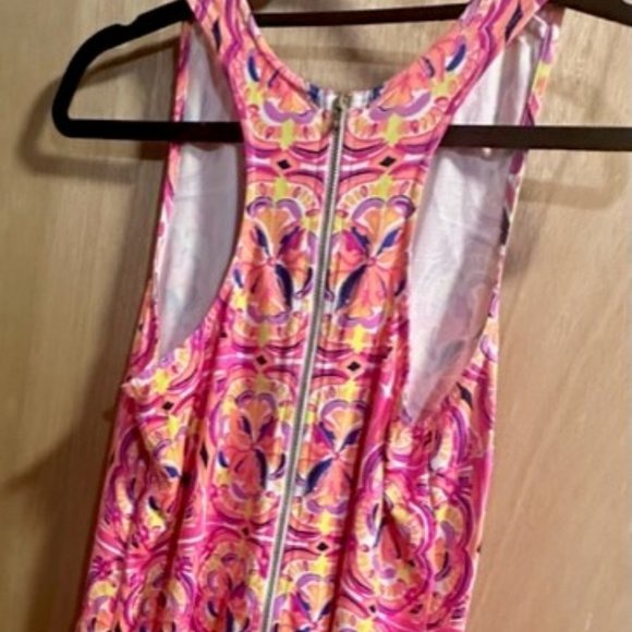 Lilly Pulitzer Carlotta Pink Rock House Stretch Shift Dress 26707 Women's Size 0 - Picture 2 of 5